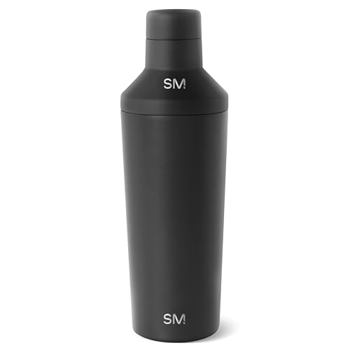 Simple Modern Midnight Black cocktail shaker set