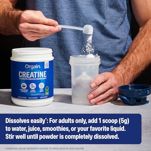 Orgain creatine usage directions