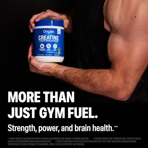Orgain 17.64 oz creatine tub