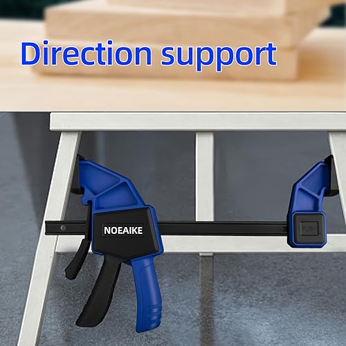 Full 12 inch bar clamp set in blue