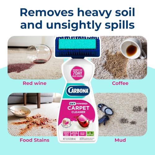 Carbona carpet cleaner label details