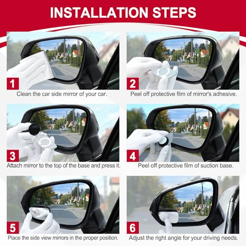 LivTee mirror mounted on side mirror