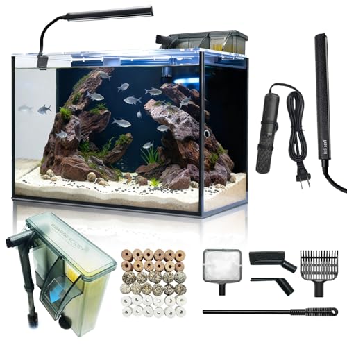 Wonderfactory 10 Gallon Aquarium Set frontal view
