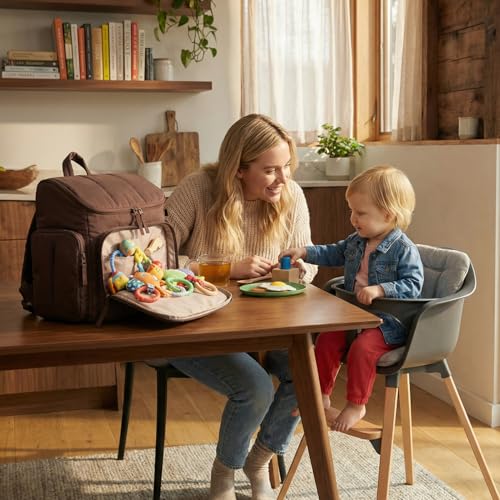 Stylish water-resistant mommore diaper bag exterior