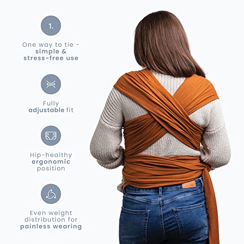 Infant resting in CuddleBug wrap