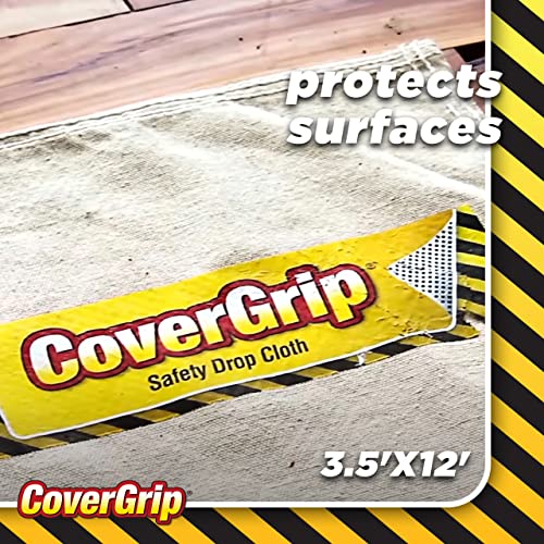 CoverGrip cloth laid on staircase