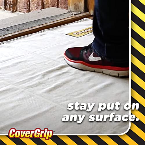 Full 3.5 x 12 foot drop cloth layout