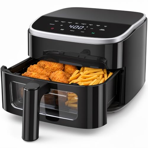 OLIXIS 4QT Air Fryer black front view