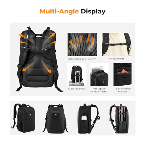 Padded mesh shoulder straps of K&F CONCEPT bag