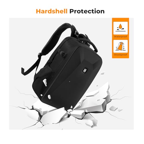 Rear laptop compartment of K&F CONCEPT camera pack