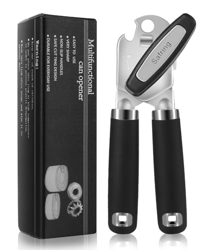 Safring D1 black manual can opener