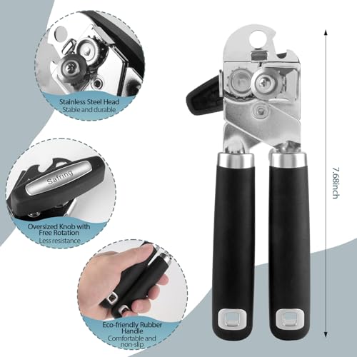 Close up of Safring manual can opener blade