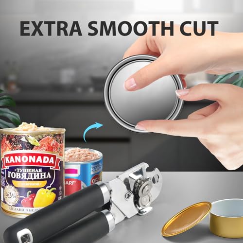 Safring can opener stainless steel wheel