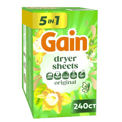 Gain Original Scent Dryer Sheets 240 Count box