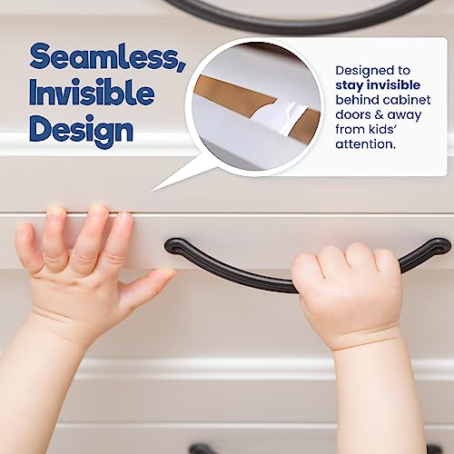 Cabinet lock installed inside cupboard