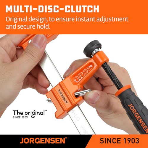 Protective pads on Jorgensen clamp