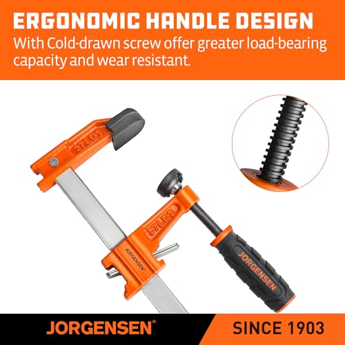 Orange and black Jorgensen bar clamp