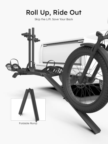 Young Electric rack in folded storage position