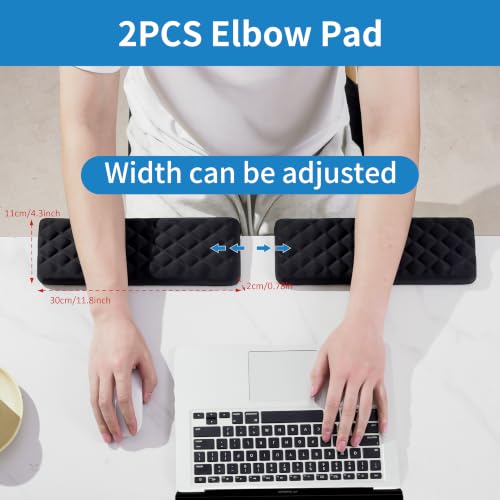 Demonstration of the cushion wrapped around a desk edge