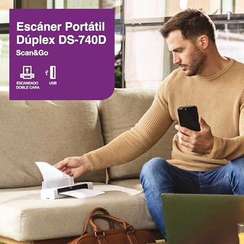 Brother DS-740D scanning document