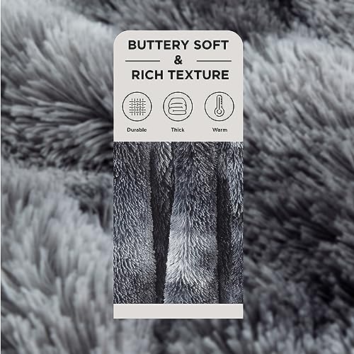 Close up of Bedsure Faux Fur texture