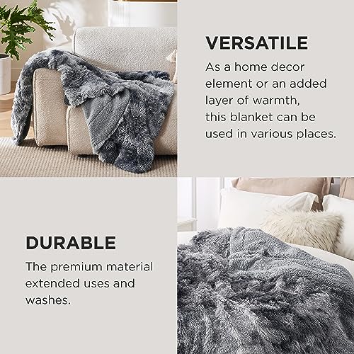 Bedsure throw blanket draped on a couch