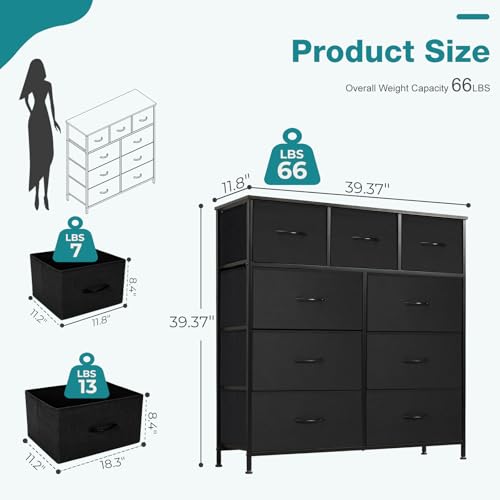 Close up of OLIXIS dresser storage drawers