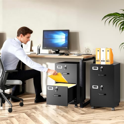SISESOL Metal Filing Cabinet with Lock