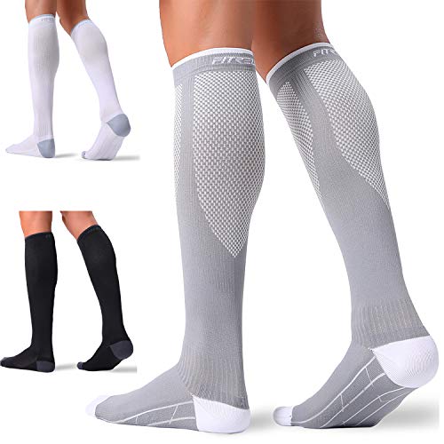 FITRELL 3 Pairs Compression Socks multi-color pack