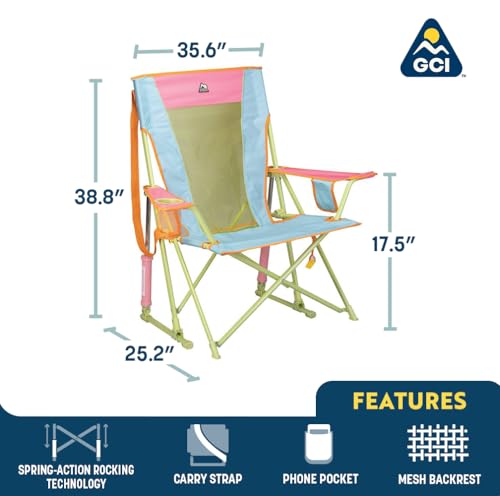 GCI Outdoor Comfort Pro Rocker folded for transport