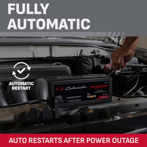 Schumacher 1.5A charger with included accessories