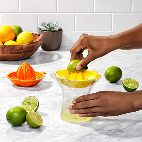 Nested storage view of OXO juicer