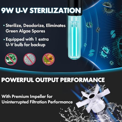 PONDFORSE aquarium filter side profile