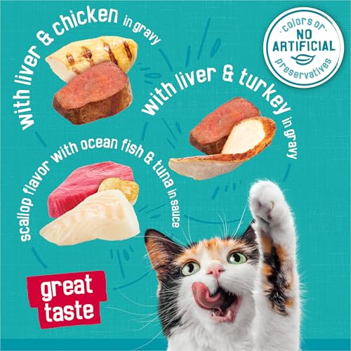 Friskies cat food variety pack nutrition label