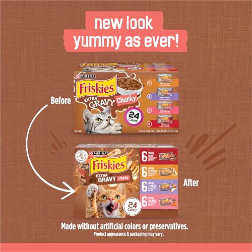 Single can of Friskies Extra Gravy