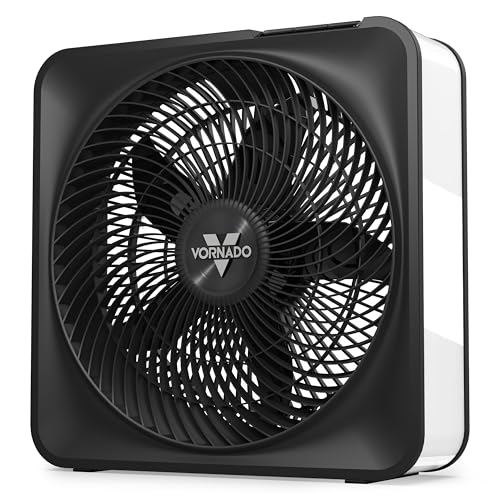 Vornado Model 80 white box fan front view