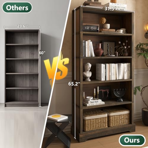 Bottom support and base detail of TVU wooden bookcase