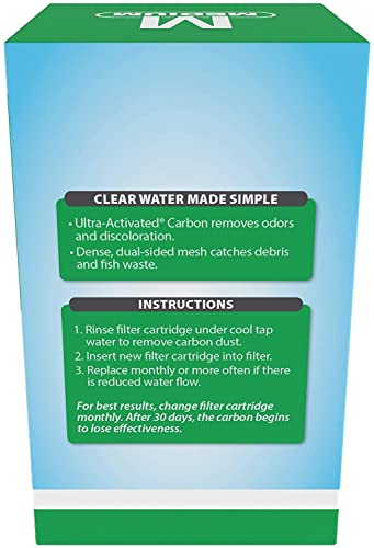 Close up of Tetra Whisper filter cartridge material
