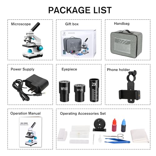 HSL portable educational microscope