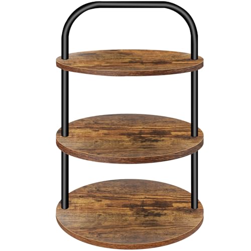 Lilybud--lily 3 Tier Wooden Cupcake Stand full view