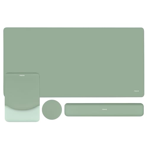 MOSISO Antique Green desk mat set