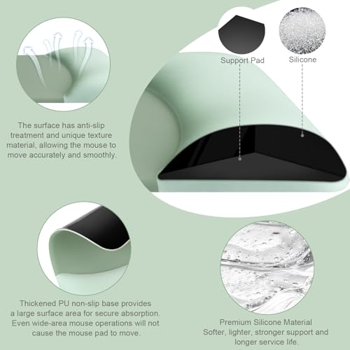 MOSISO large gaming mouse pad view