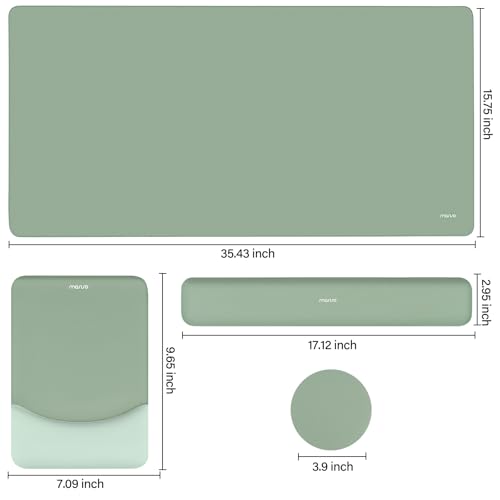 MOSISO workspace setup with green mat