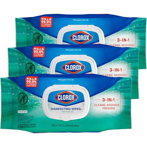 Clorox Disinfecting Wipes 3 pack front view