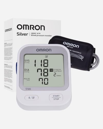 Omron Silver monitor and included accessories