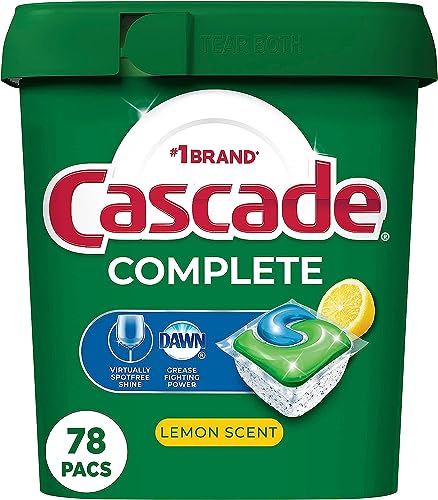 Cascade Complete Dishwasher Pods 78 Count front view
