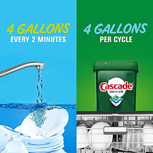 Cascade Complete dishwashing pods back label