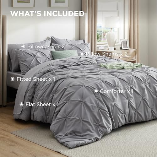 Bedsure bedding set side view