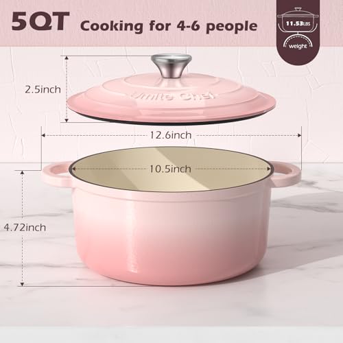 Top view of Umite Chef cast iron pot interior