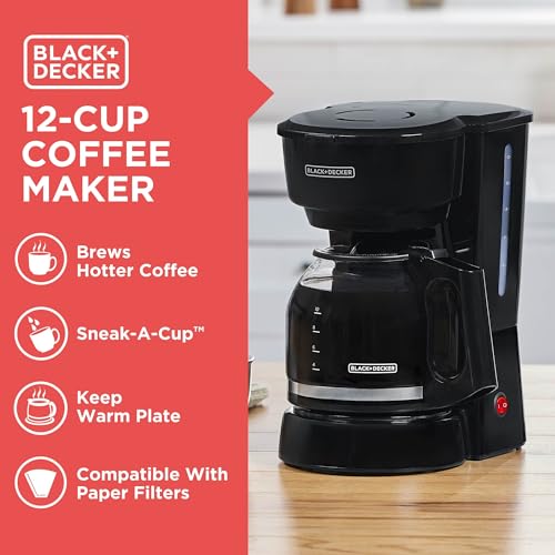 BLACK+DECKER CM0915BKD coffee maker profile